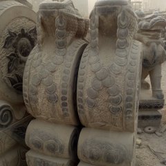 金蟾石雕門(mén)墩，仿古石門(mén)墩，石雕抱鼓石