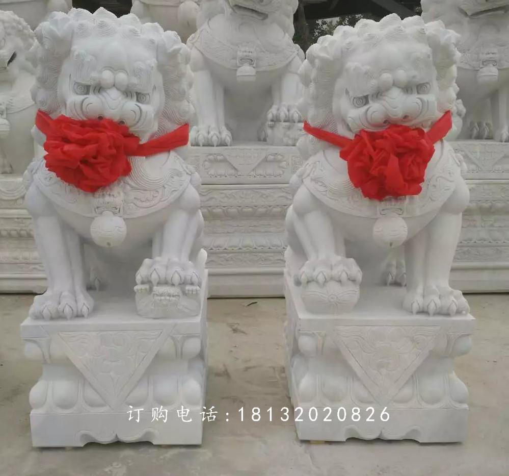 北京獅，漢白玉獅子雕塑