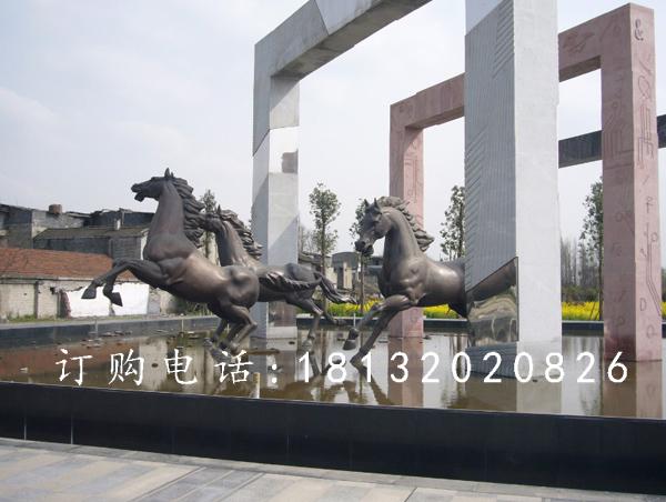奔跑的馬銅雕，廣場(chǎng)銅雕馬