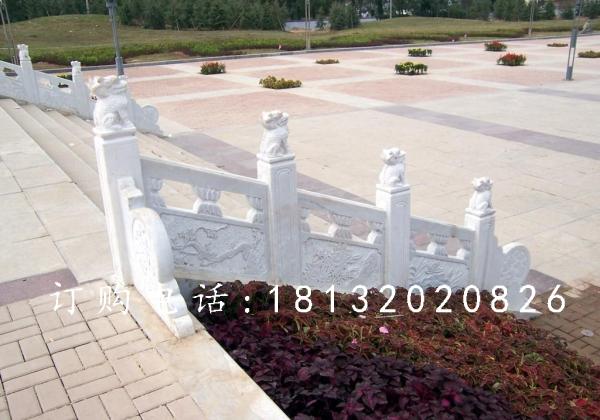 欄板石雕，漢白玉欄板欄桿
