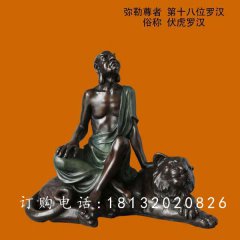 銅雕十八羅漢，寺廟銅佛像