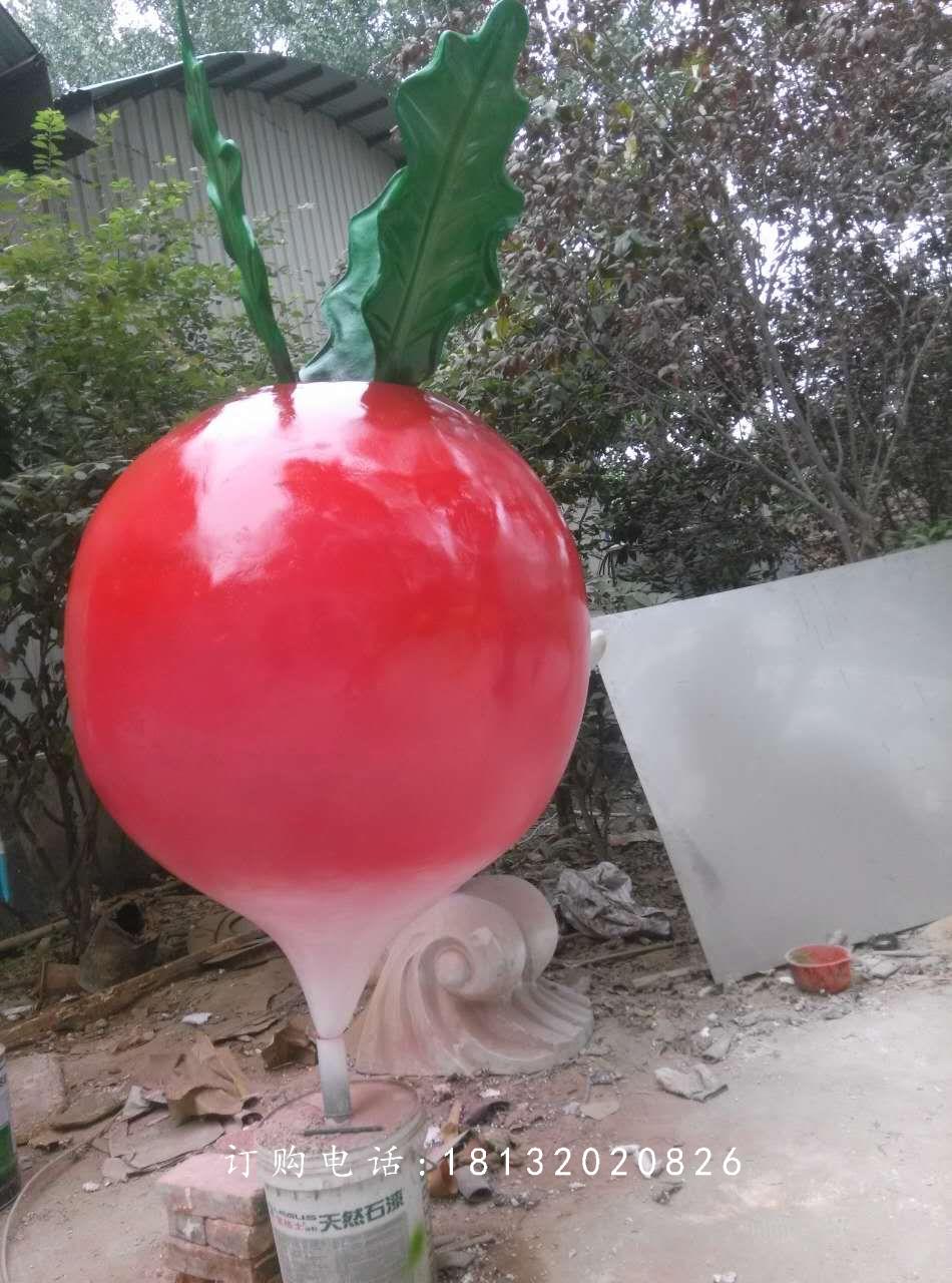 蔓菁雕塑，玻璃鋼蔬菜雕塑