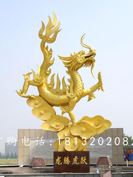 不銹鋼龍騰虎躍雕塑,廣場不銹鋼雕塑