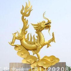 不銹鋼龍騰虎躍雕塑，廣場(chǎng)不銹鋼雕塑