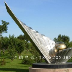 不銹鋼明珠雕塑，公園不銹鋼雕塑