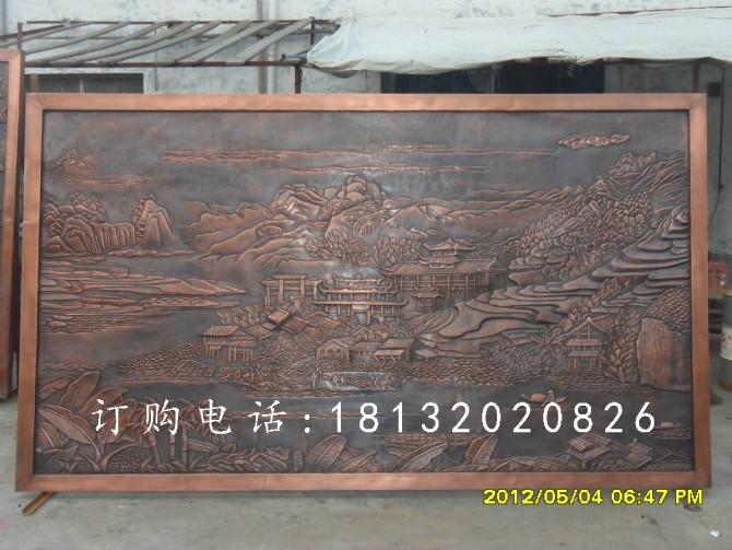 浮雕畫，廣場銅浮雕