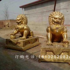 北京獅銅雕，廣場(chǎng)銅獅子雕塑