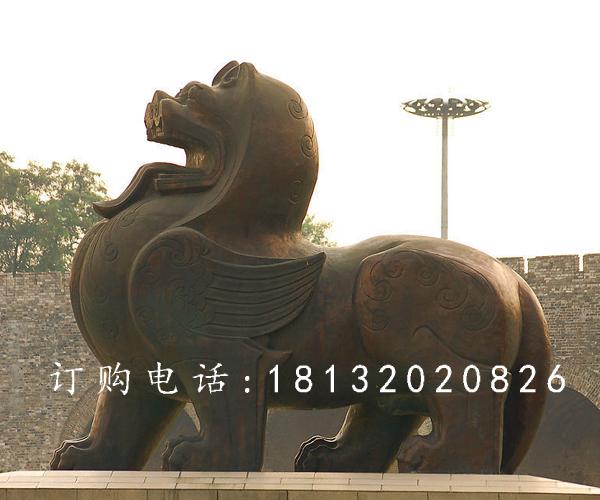 貔貅銅雕，廣場(chǎng)神獸銅雕