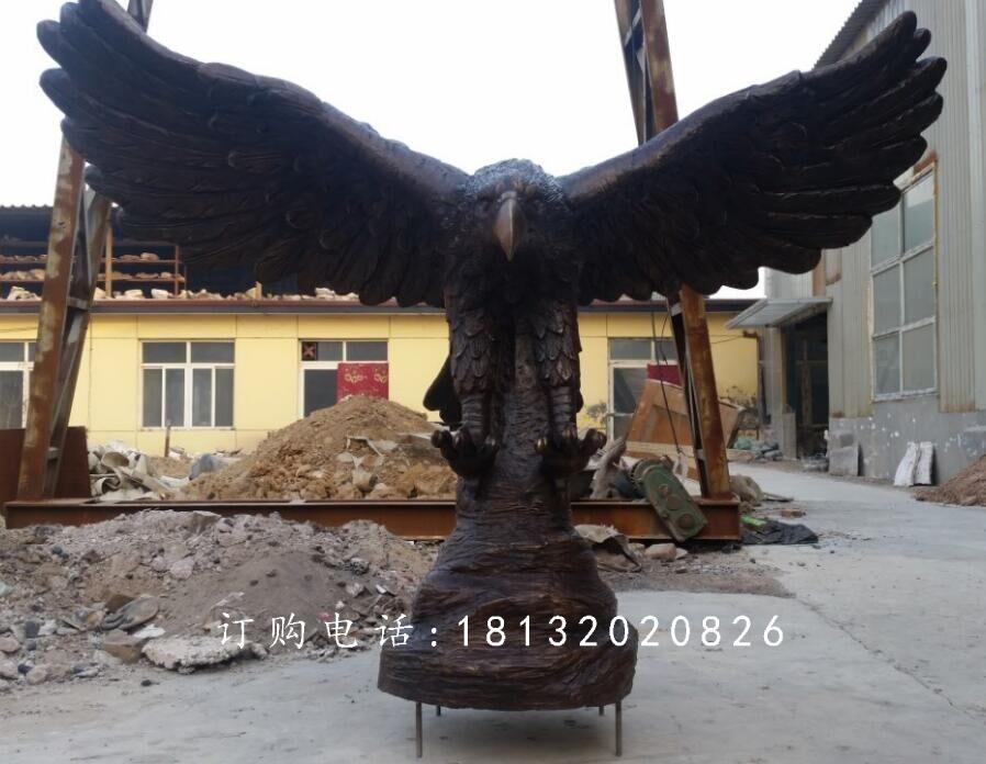 雄鷹展翅銅雕，廣場銅雕鷹 (2)