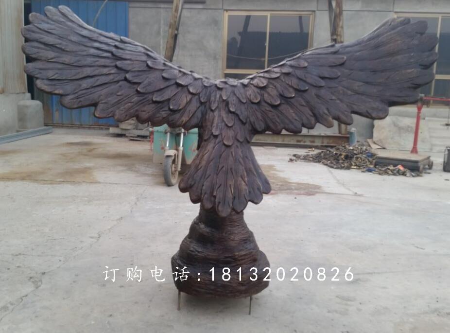 雄鷹展翅銅雕，廣場銅雕鷹 (3)