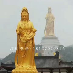 觀音菩薩銅雕，大型佛像雕塑