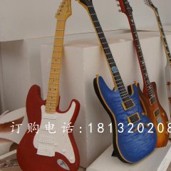 玻璃鋼吉他雕塑，玻璃鋼仿真樂(lè)器
