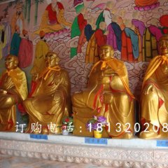 玻璃鋼十八羅漢雕塑，寺廟羅漢雕塑