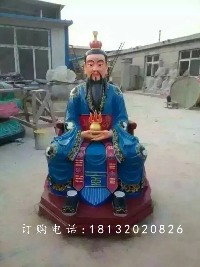 玻璃鋼鎮(zhèn)元子雕塑，神仙玻璃鋼雕塑