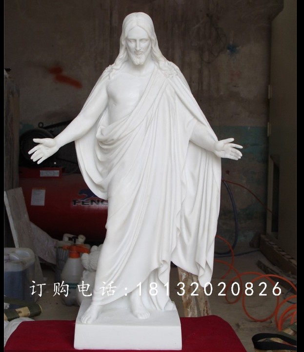 漢白玉耶穌雕塑,教會(huì)人物石雕