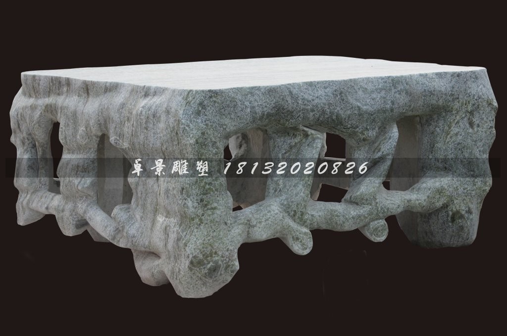 青石石桌，異形桌子石雕
