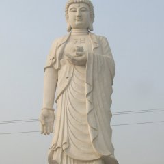 立式如來石雕，石雕佛像