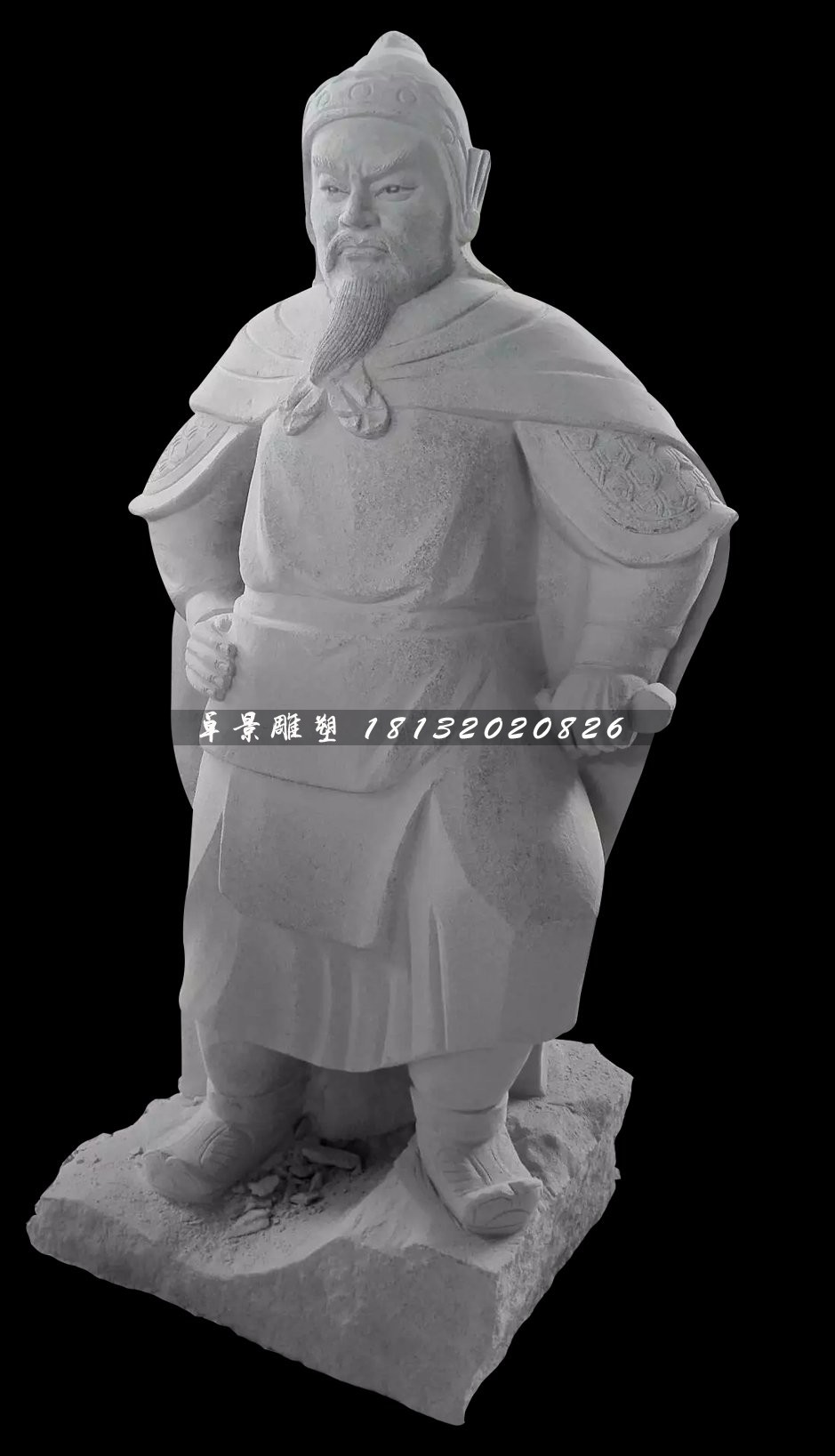 古代將軍石雕,廣場(chǎng)人物石雕