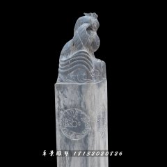 拴馬柱，仿古拴馬柱雕塑