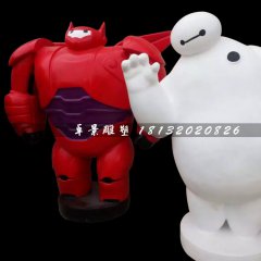 玻璃鋼大白，玻璃鋼電影角色雕塑