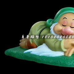 小矮人雕塑，玻璃鋼卡通雕塑