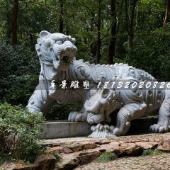 母子虎石雕，公園動(dòng)物石雕