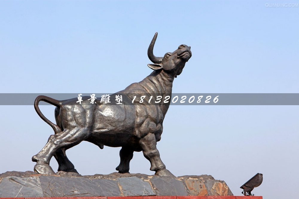 銅牛雕塑，廣場(chǎng)動(dòng)物銅雕