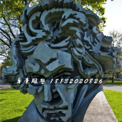 貝多芬頭像石雕，公園創(chuàng)意石雕