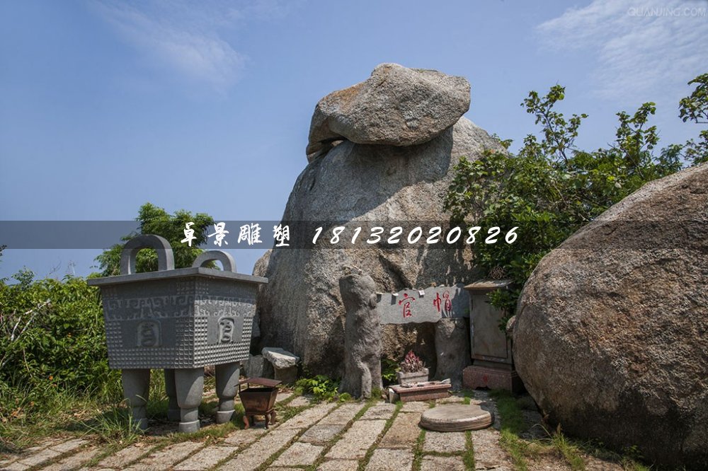 四腳銅鼎，仿古銅鼎雕塑