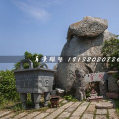 四腳銅鼎，仿古銅鼎雕塑