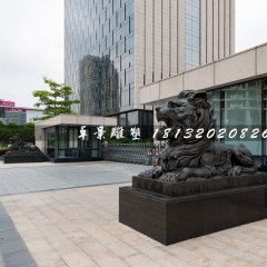 匯豐獅銅雕，銀行門(mén)口銅獅子