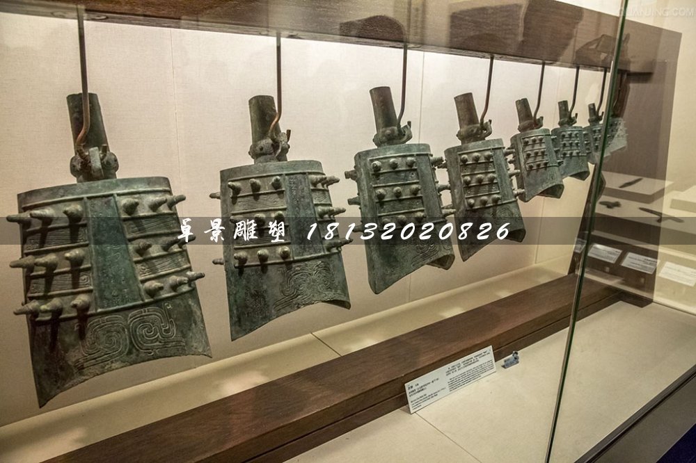 編鐘銅雕,古代樂(lè)器銅雕 (3)