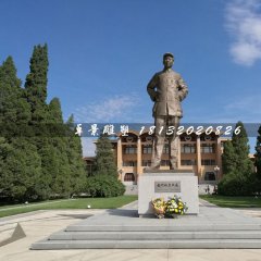 毛主席站像銅雕，廣場偉人銅雕