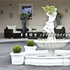 噴泉石雕，歐式美女噴泉石雕