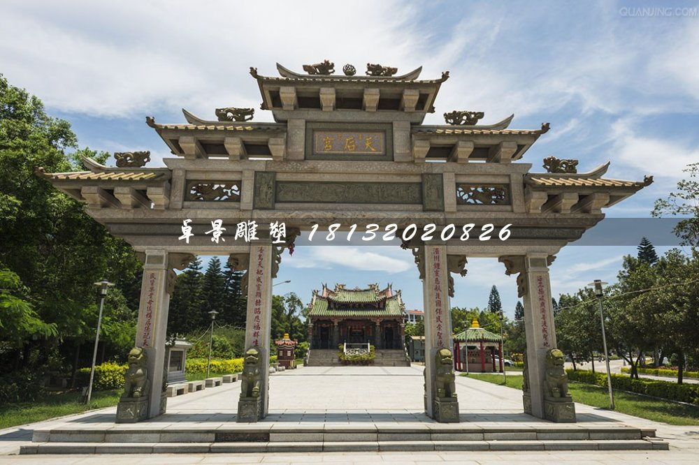 石牌樓，廟宇石牌坊