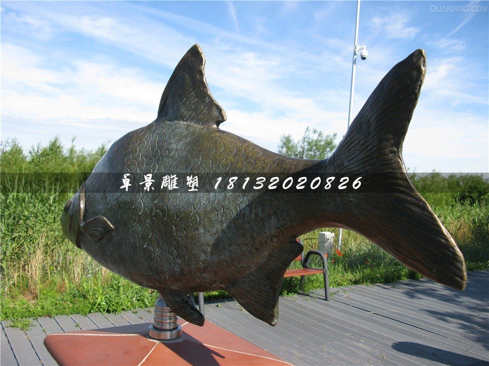 銅雕魚，廣場動(dòng)物銅雕
