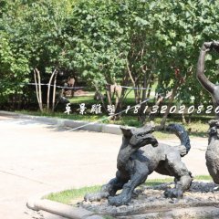 童年銅雕，公園小孩銅雕