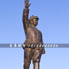 楊得志銅雕，革命戰(zhàn)士銅雕