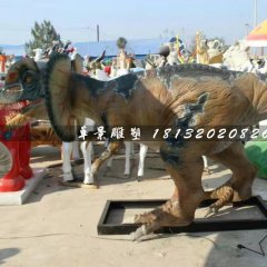 恐龍雕塑，玻璃鋼仿真動(dòng)物雕塑