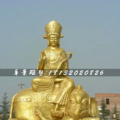 普賢菩薩雕塑，大型佛像銅雕