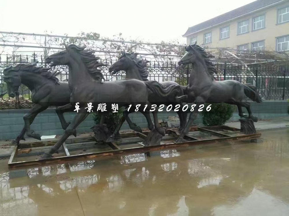 奔馬銅雕,公園動(dòng)物銅雕