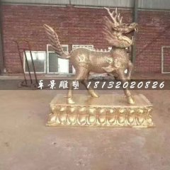 銅麒麟，廣場神獸銅雕