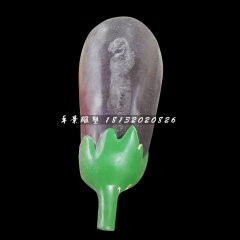 仿真茄子雕塑，玻璃鋼蔬菜