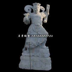 青石四大天王雕塑，石雕神仙