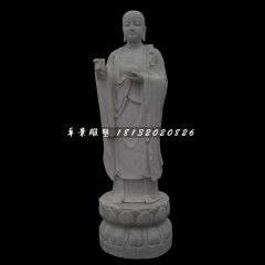 立式地藏王，大理石佛像
