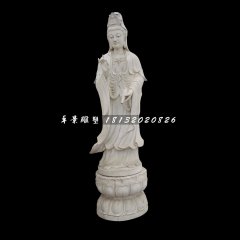 立式佛像，大理石觀音菩薩