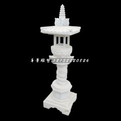漢白玉燈，園林景觀石雕