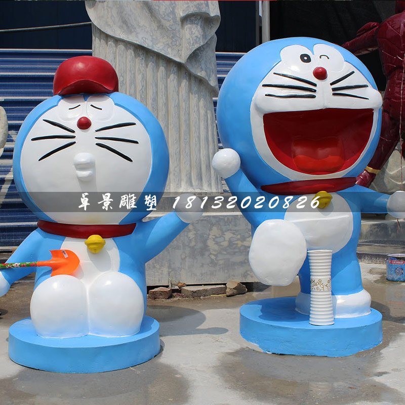 多啦a夢(mèng)雕塑，卡通動(dòng)漫雕塑 (2)