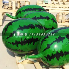 仿真西瓜雕塑，玻璃鋼水果雕塑