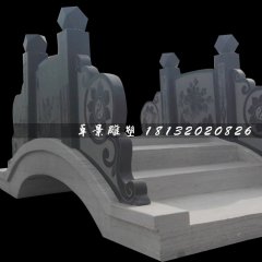 喜鵲登梅石浮雕橋，青石拱橋